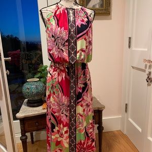 London times Maxi halter dress